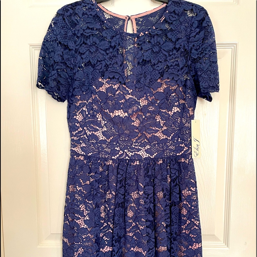 Eliza J embroidered lace dress